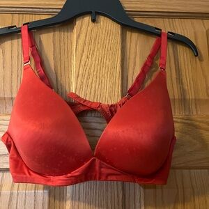 Ralph Lauren Red Padded T-Shirt Bra